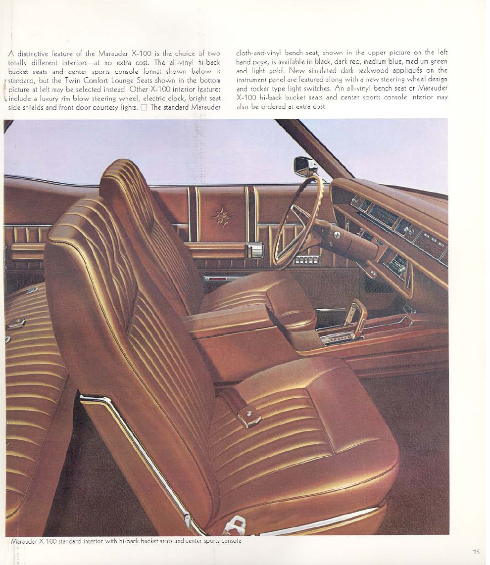 1970 Mercury Brochure Page 16